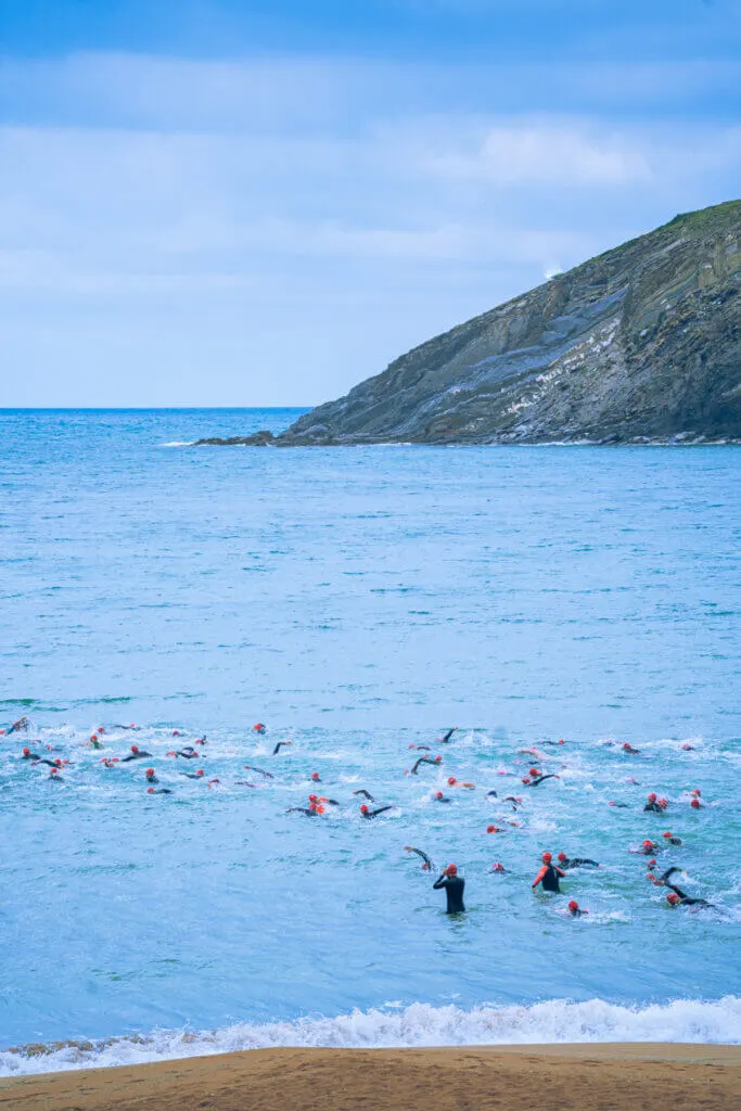 swimming competition Gorliz Spain