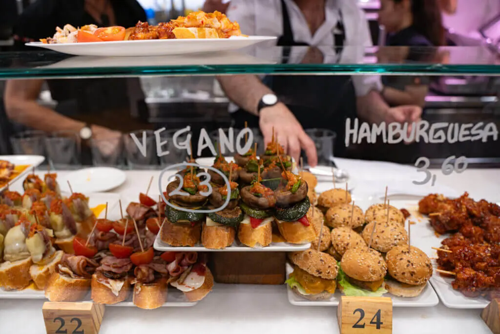 basque pintxos