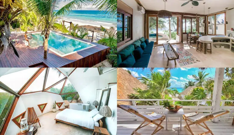 Beachfront Airbnb Tulum Mexico Properties and options