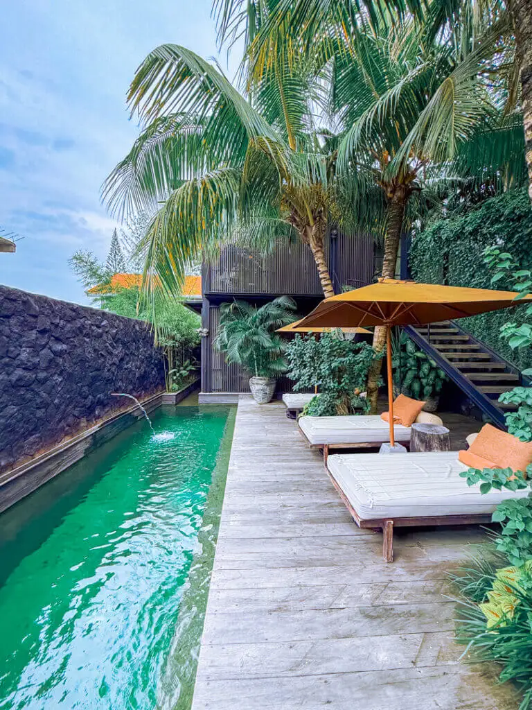 the bohemian bali common area pool