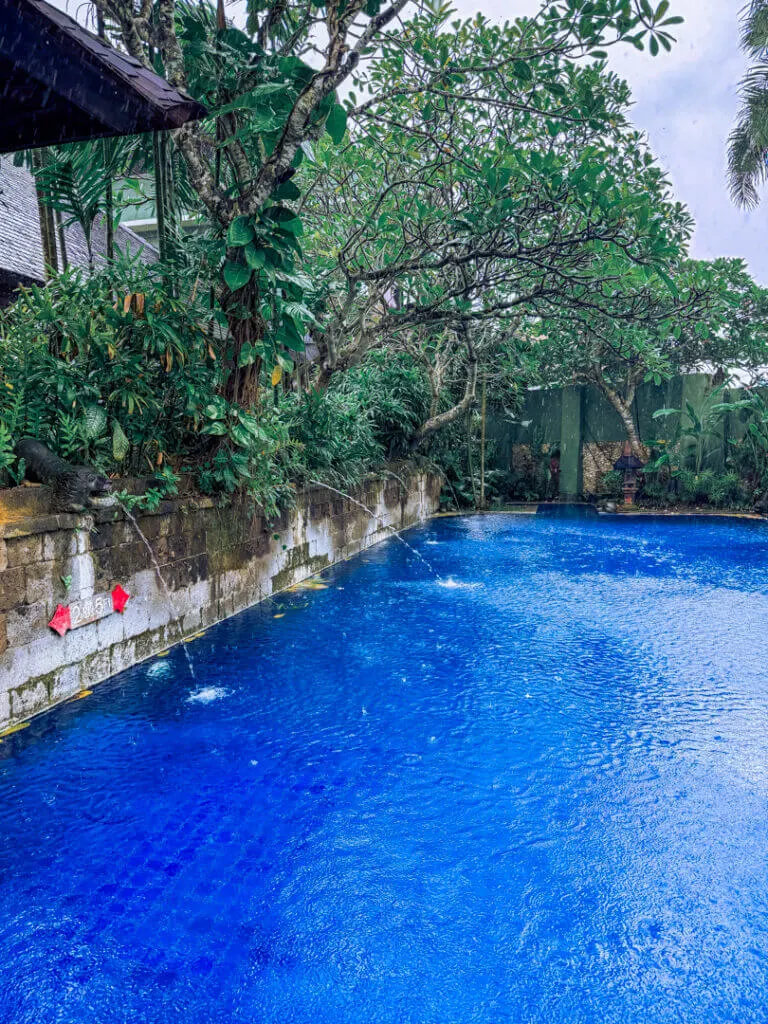 rainy day at the hotel