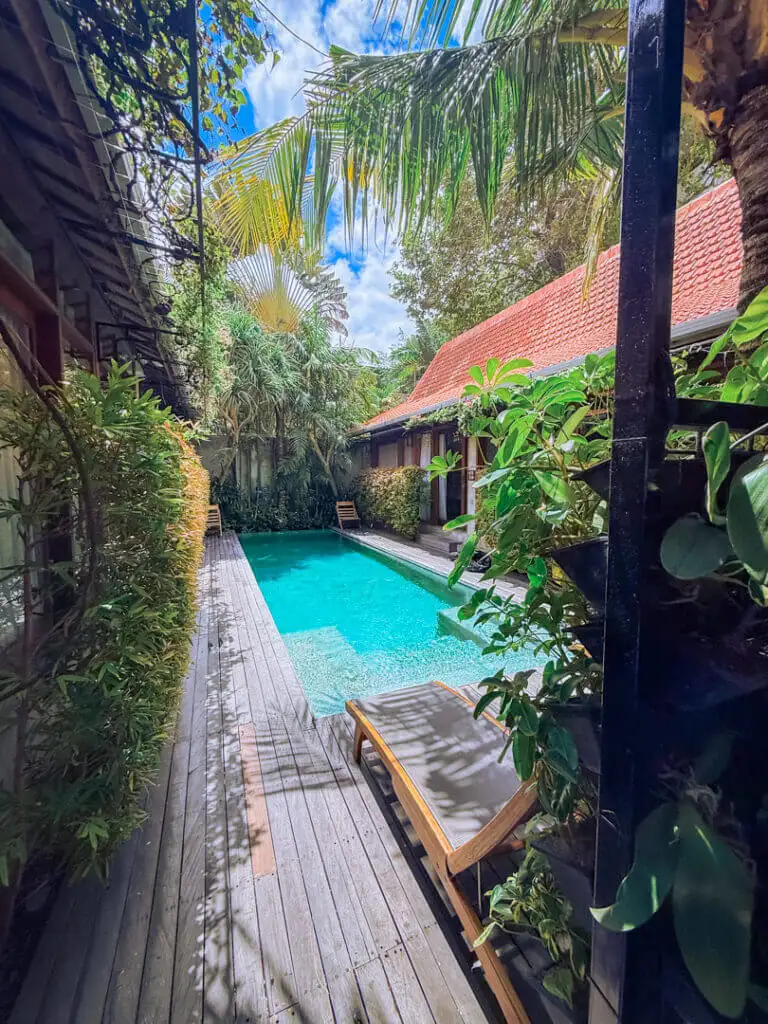 ZIN Canggu boutique hotel pool