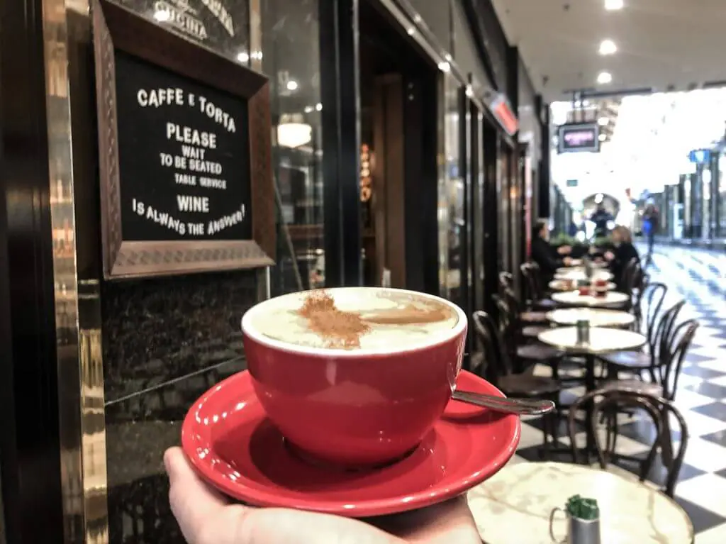 cafe e torta royal arcade melbourne cbd