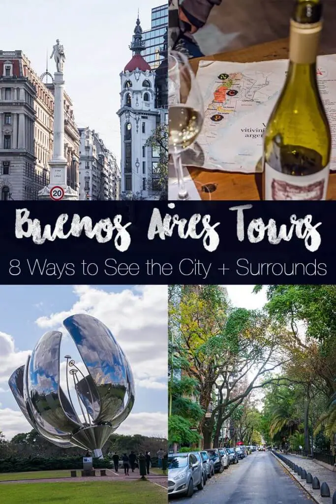 All the best Buenos Aires City tours to see the city and surrounding activites! From wine tours to Tango and walking tours to biking tours, this guide has you covered!