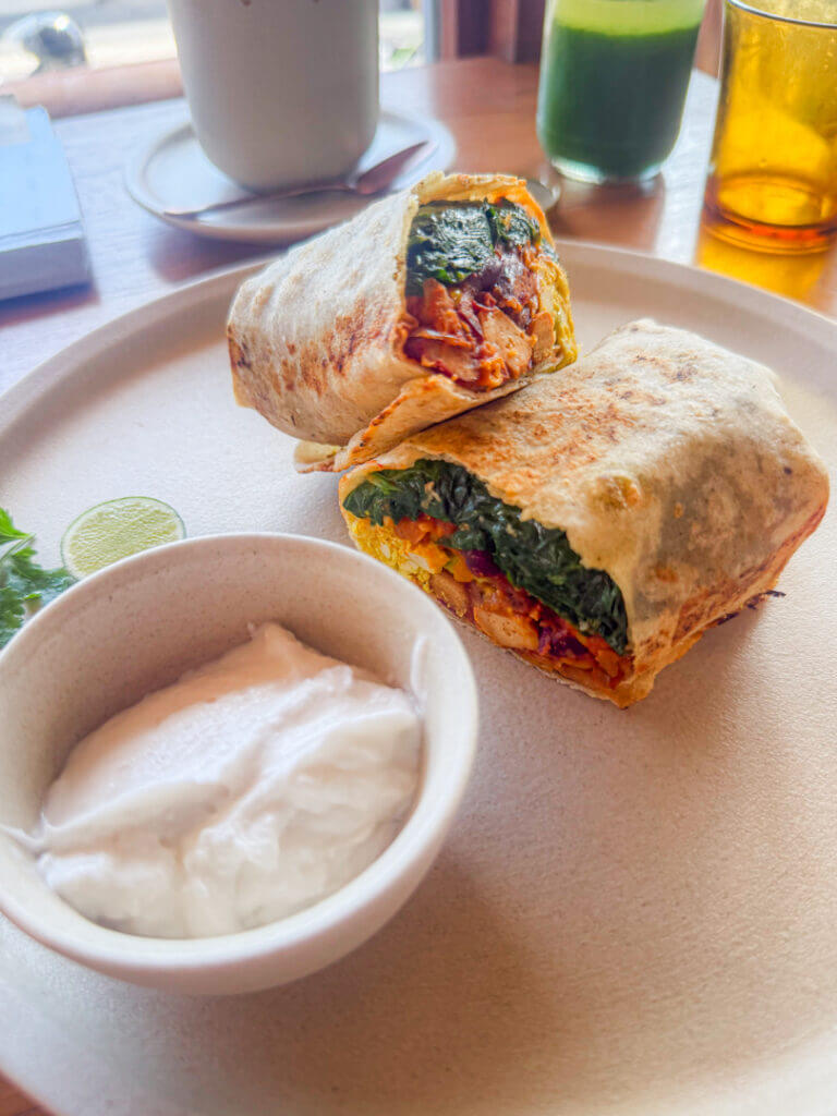 Alchemy canggu breakfast burrito