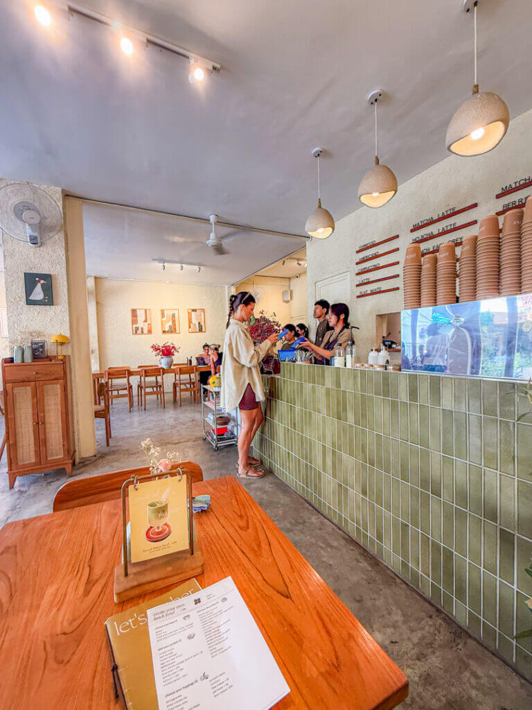Gather Bali cafe interior 