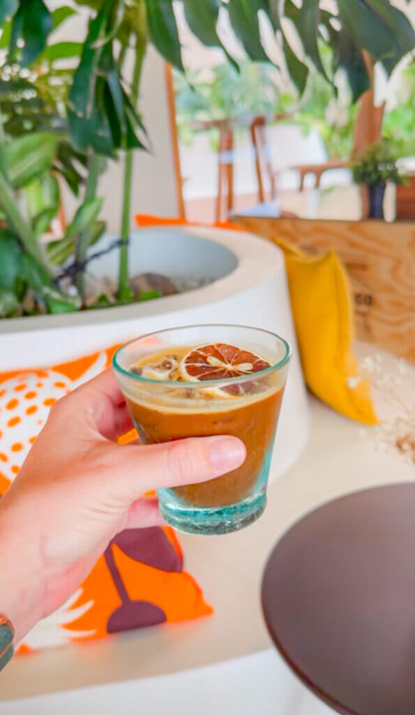 copper club signature coffee shakerato 