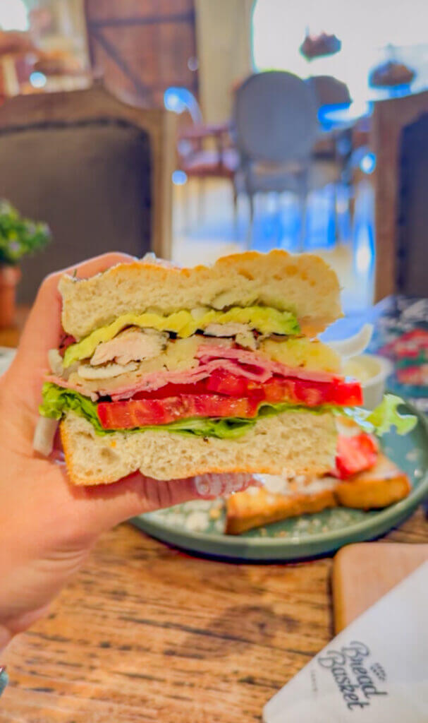Bread basket build your own sandwich 