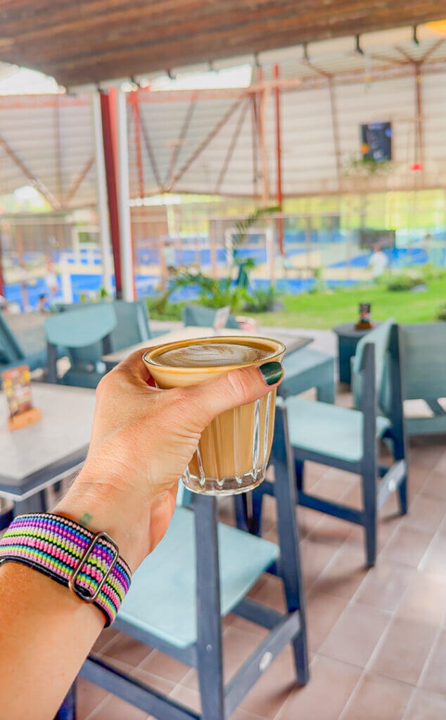 The Usual Cafe coffee at jungle padel seseh
