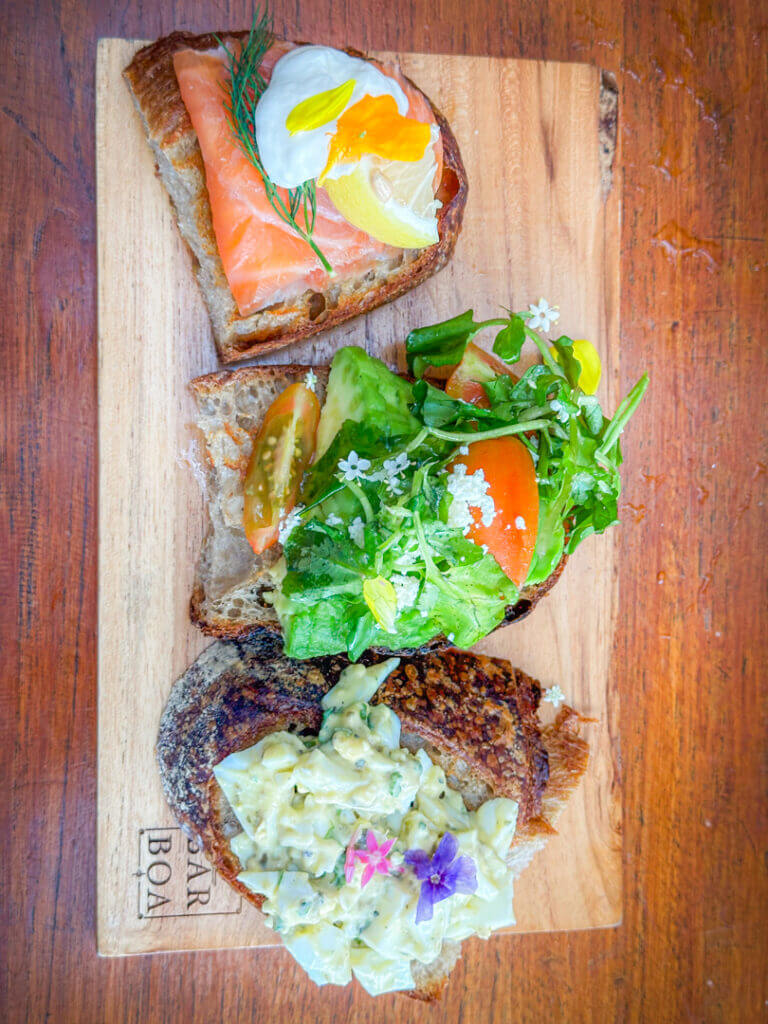 barboa bali brunch toast tasting platter 