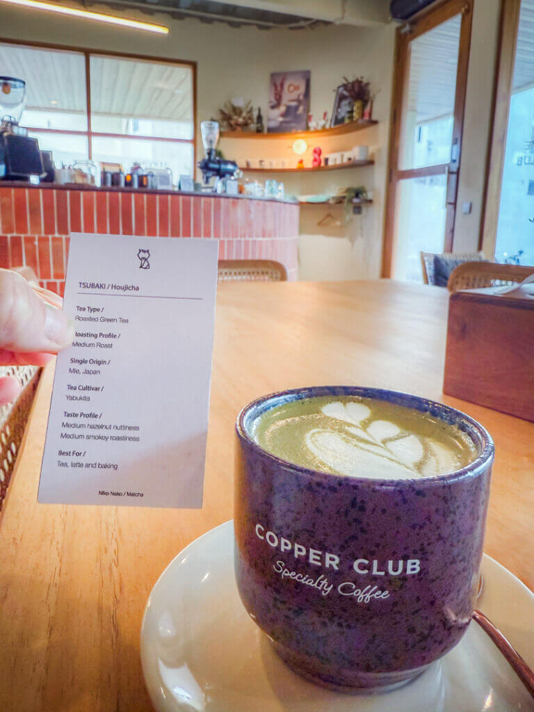 copper club canggu crafted matcha 