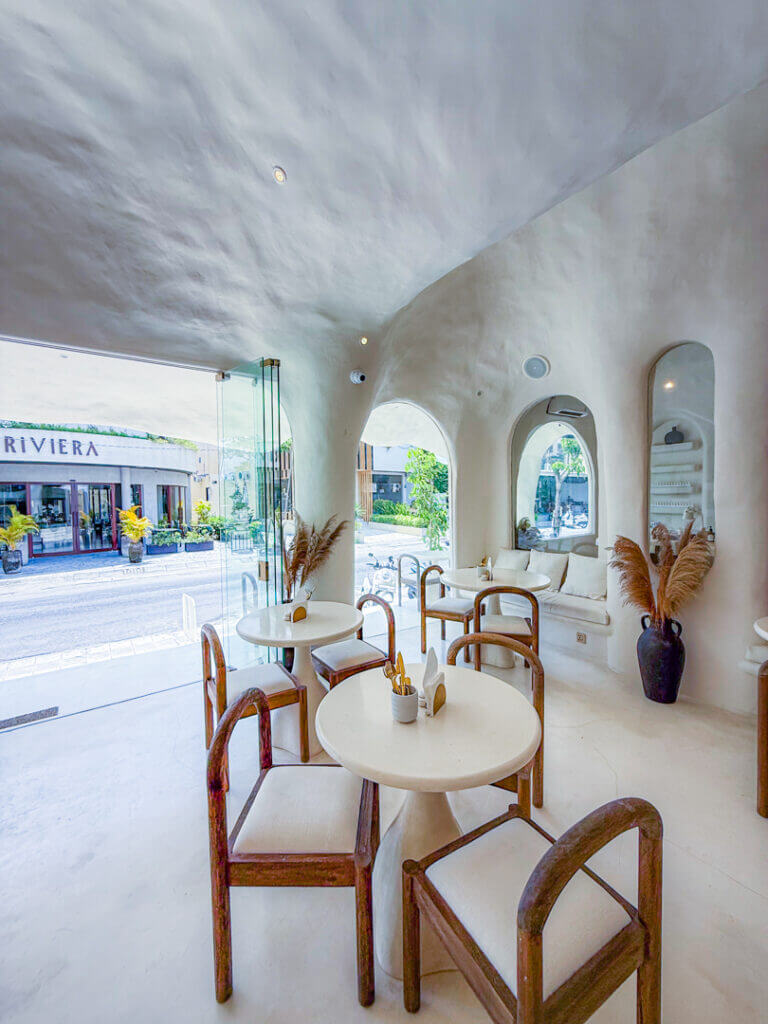 Sana by numa aesthetic canggu cafe interior