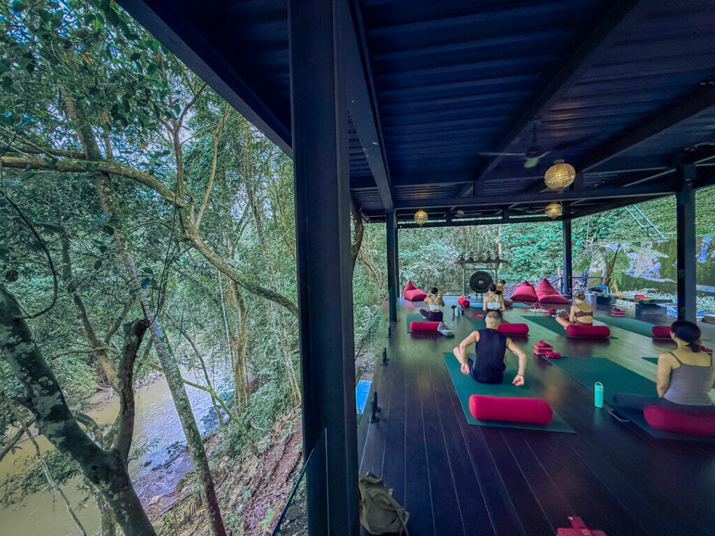 yara wellness yoga studio in canggu on a river nature