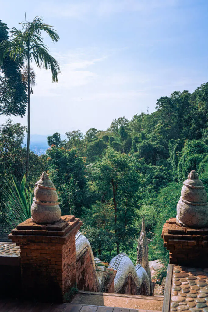 Wat Pha Lat hidden gem tample in chiang Mai view