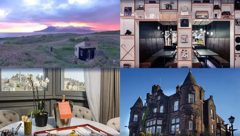 Cool, unusual, and unique places to stay in Scotland - from eclectic airbnb's to old castles.