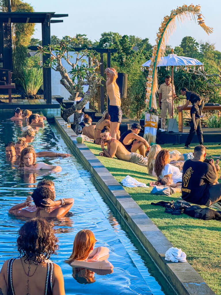 The Istana wellness day zero Bali festival pool and performances