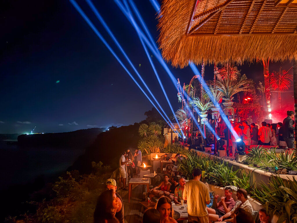 Ulu Cliffhouse day zero Bali festival venue uluwatu looking out over the ocean