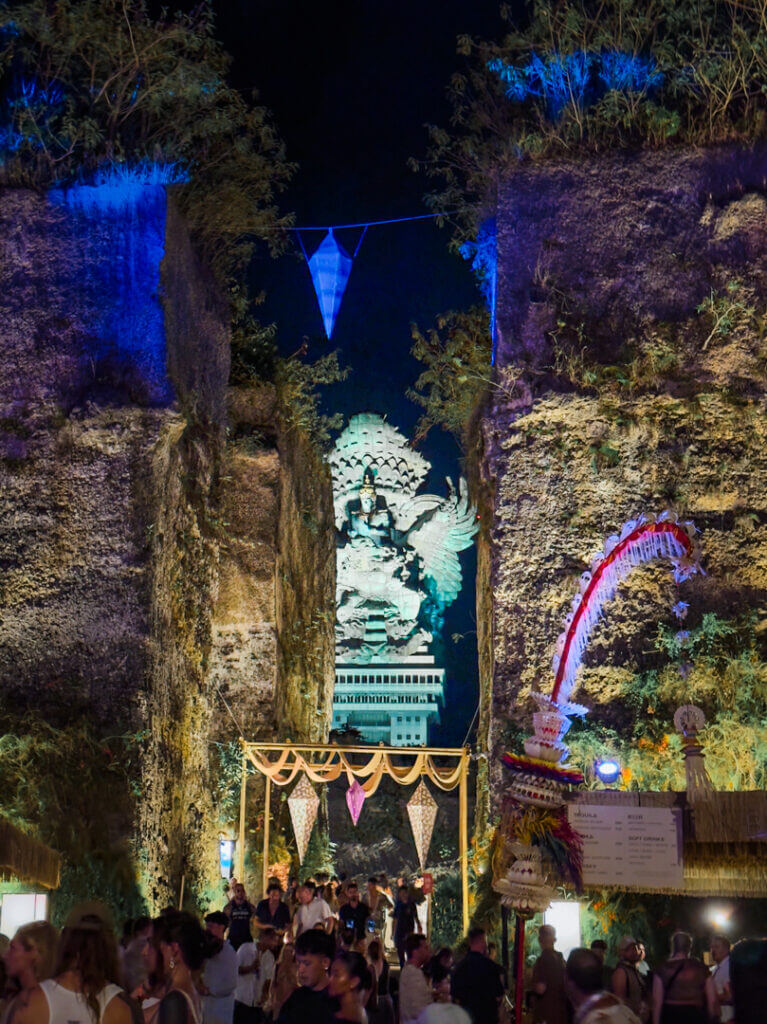 GWK Park gwk statue view from day zero festival bali