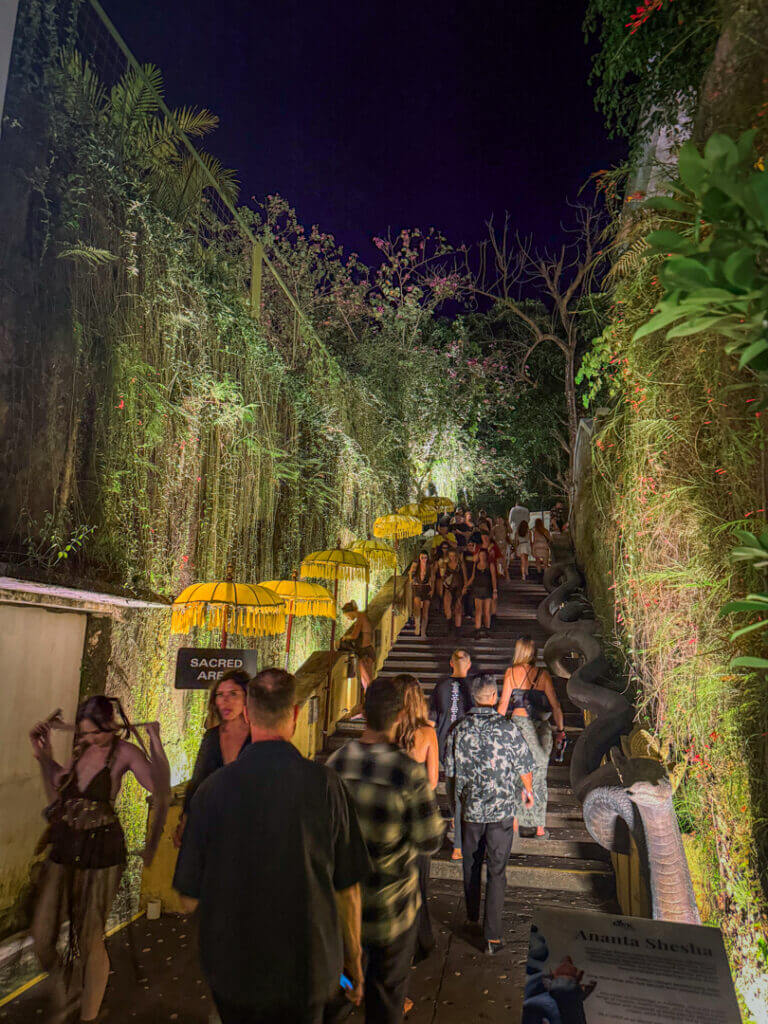 GWK Park day zero festival bali stairs to chill rea and club stage