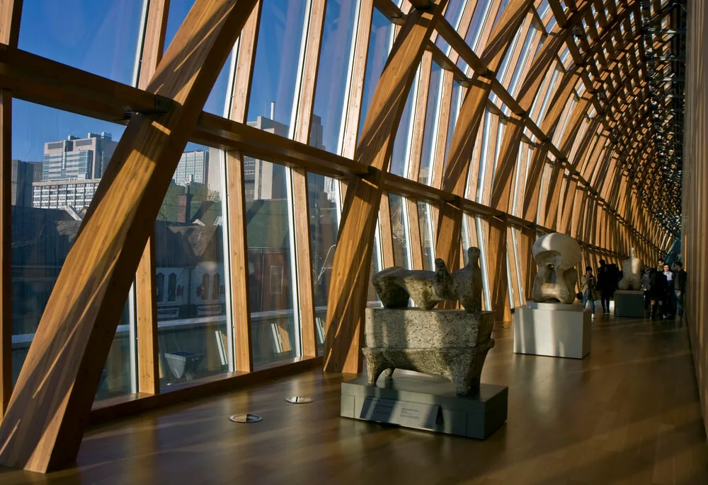 Inside the AGO - Art Gallery of Ontario in Toronto