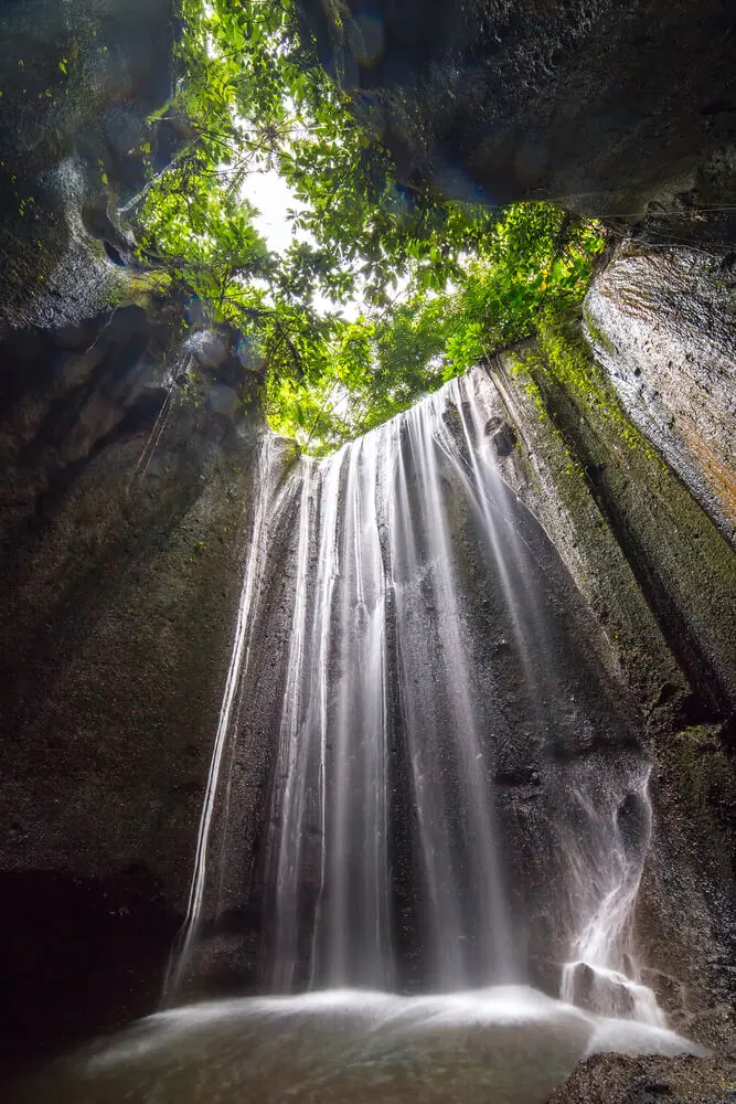 Tukad Cepung waterfall is a beautiful secret spot in Bali