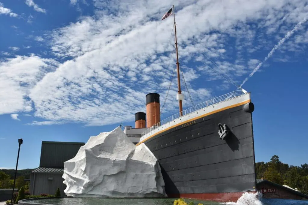 most unsual things to do in Pigeon Forge, visit the Titanic Museum