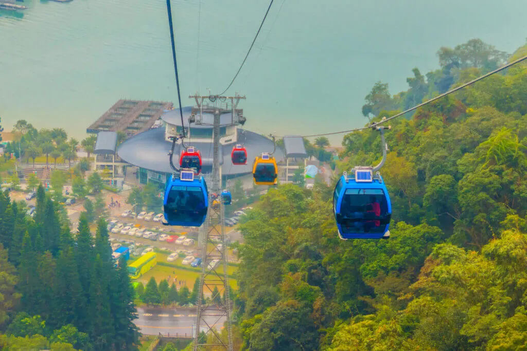 Sun Moon Lake Ropeway Taiwan itinerary thing to do