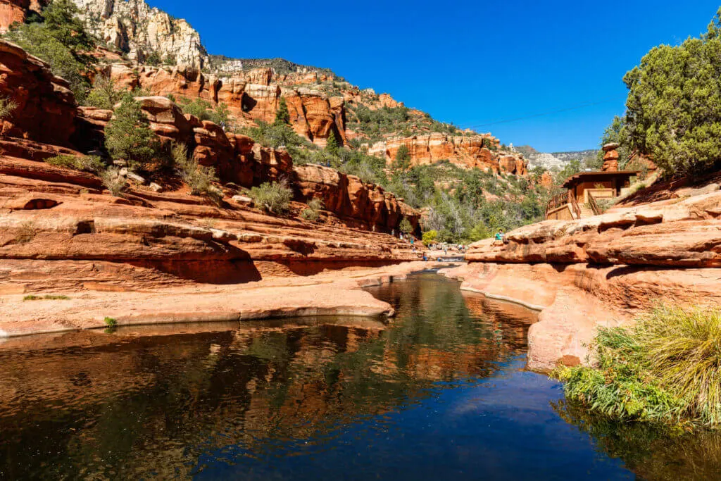 View of Slide Rock State Park, unique thing to do in Sedona