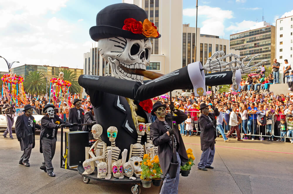 mexico halloween dia de los muertos celebration