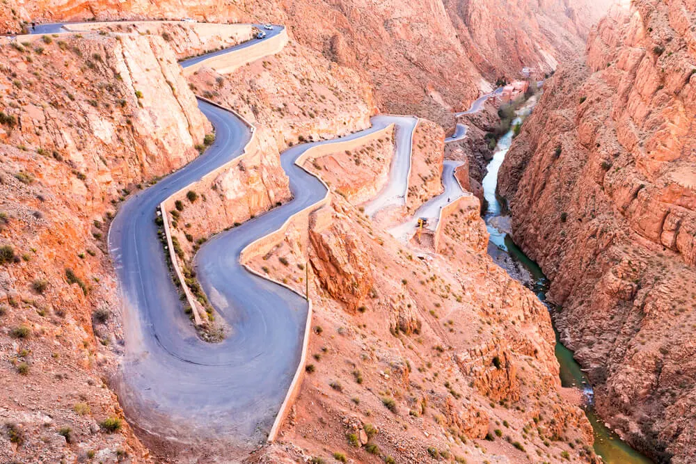 The Dades Gorge has one of the most epic roads in Morocco Atlas mountains morocco 10 day itinerary