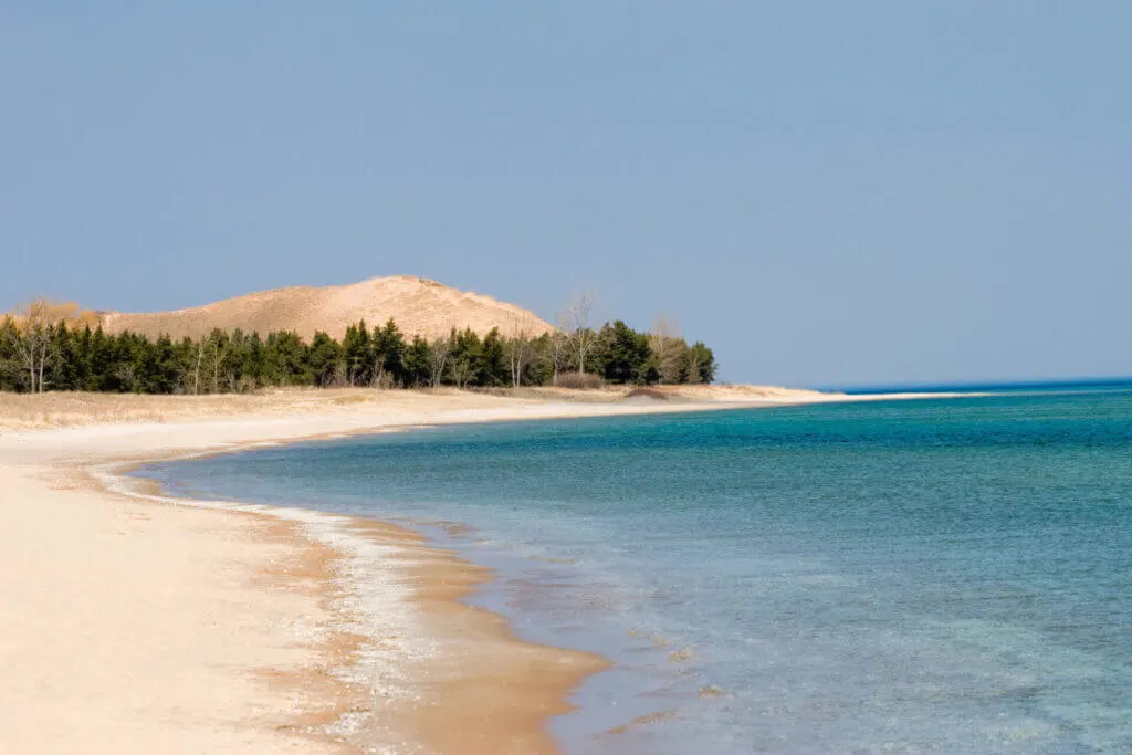 Michigan Sleeping Bear Dunes for kayak fishing in the USA