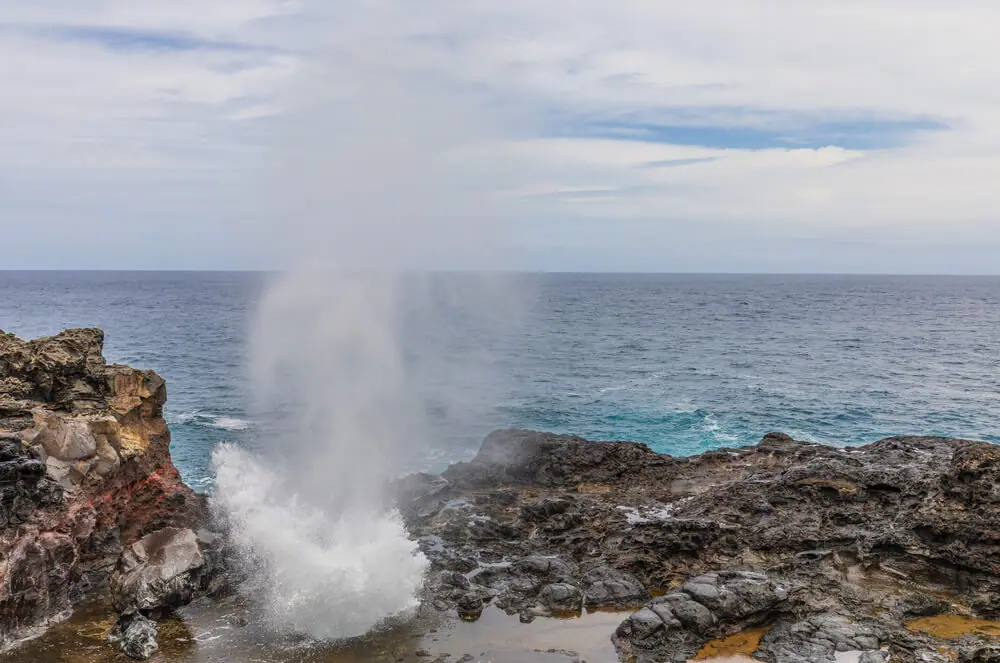 Nakalele Blowhole maui hawaii hiddem gems