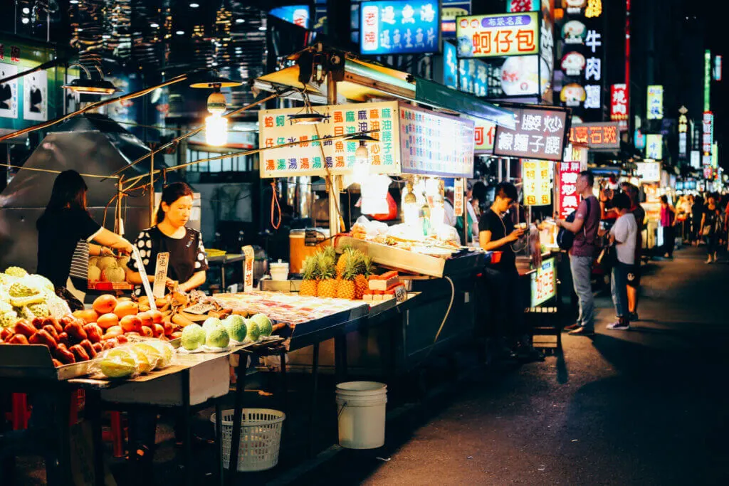 Liuhe Night Market in Kaohsiung