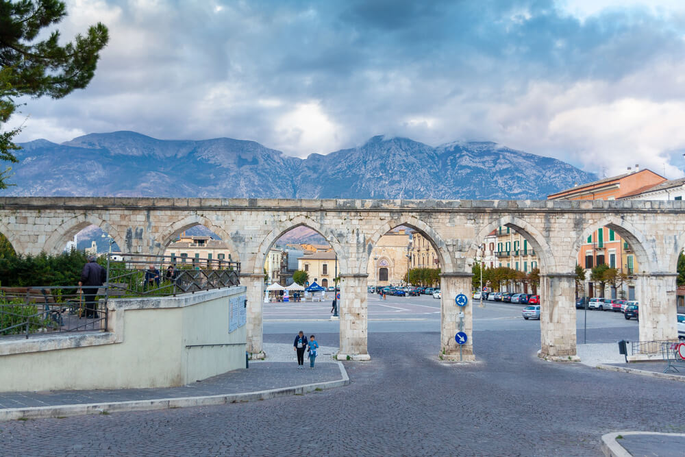 Sulmona Italy central little town