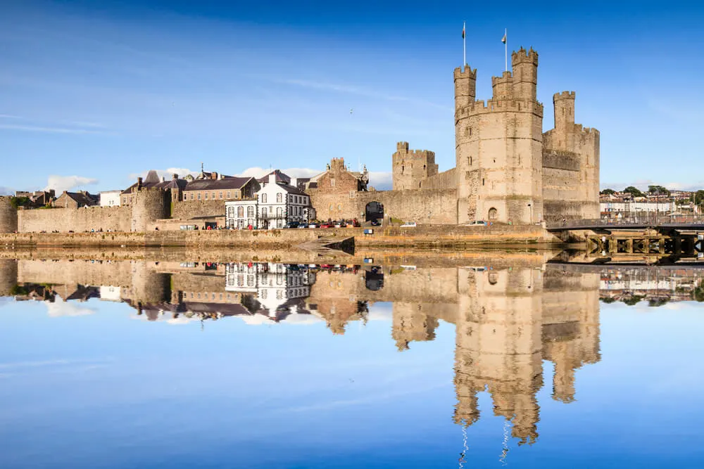 Caernarfon Castle histpric places to visit in UK wales castle