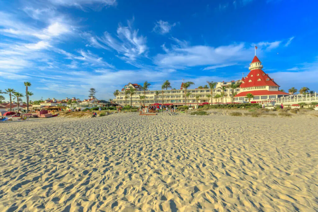 fun thing for couples to do in San Diego, spend a night at the Coronado Hotel