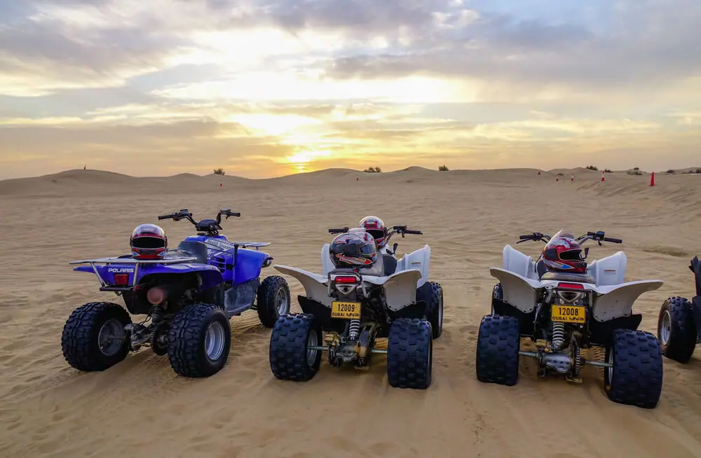 4x4 quad bike adventure in the Dubai Desert
