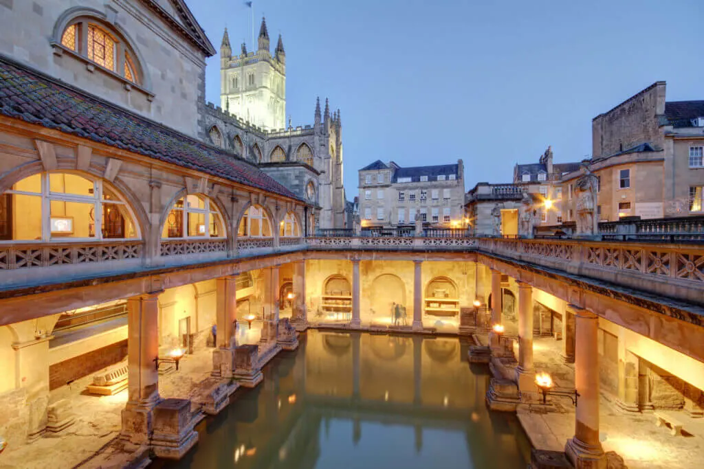 Roman Baths, Bath, England historic sites 