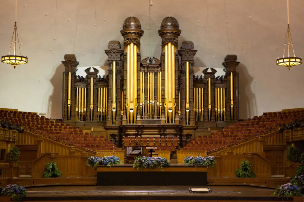 Famous Tabernacle organ where the choir performs