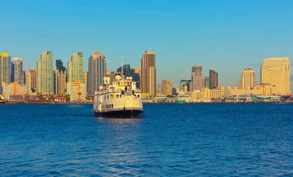 Romantic thing to do for couples in San Diego is taking a cruise along the harbor