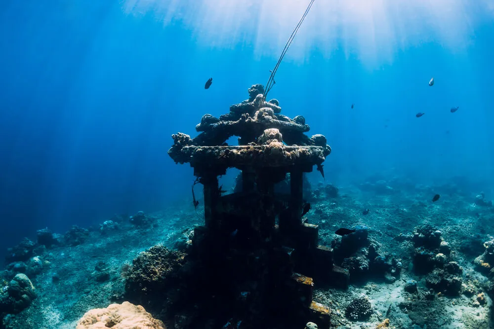 Jemeluk Bay Underwater Temple Amed Bali
