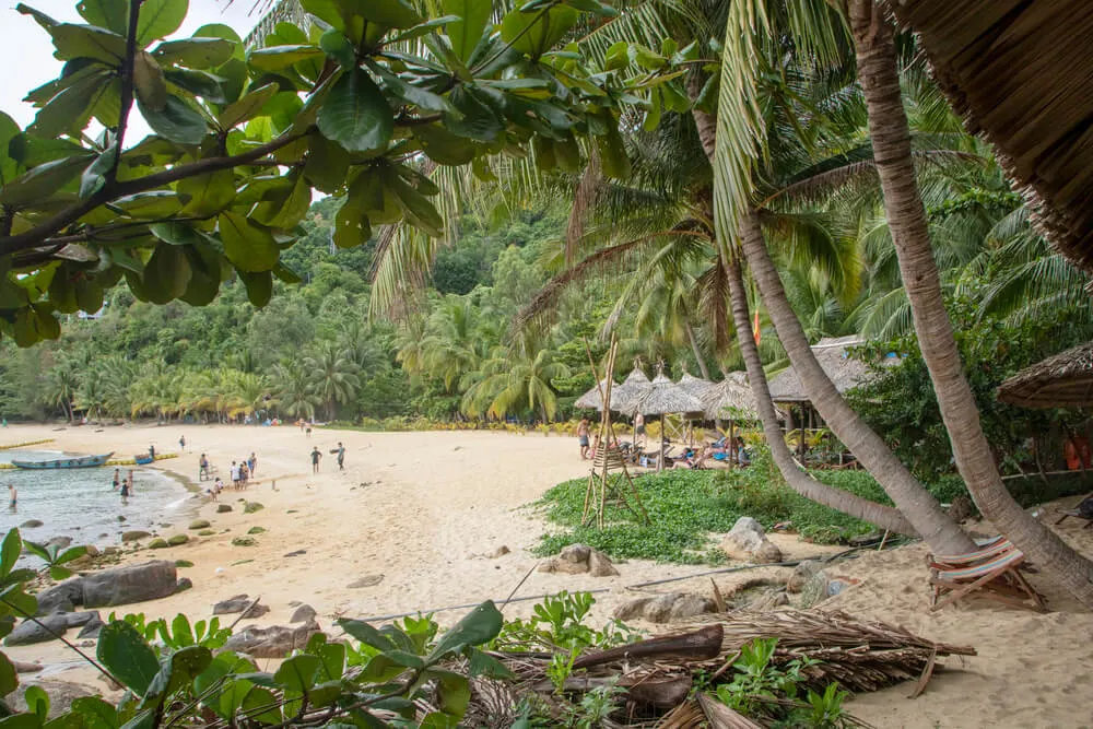 one of the Cham islands outside of Da Nang Vietnam