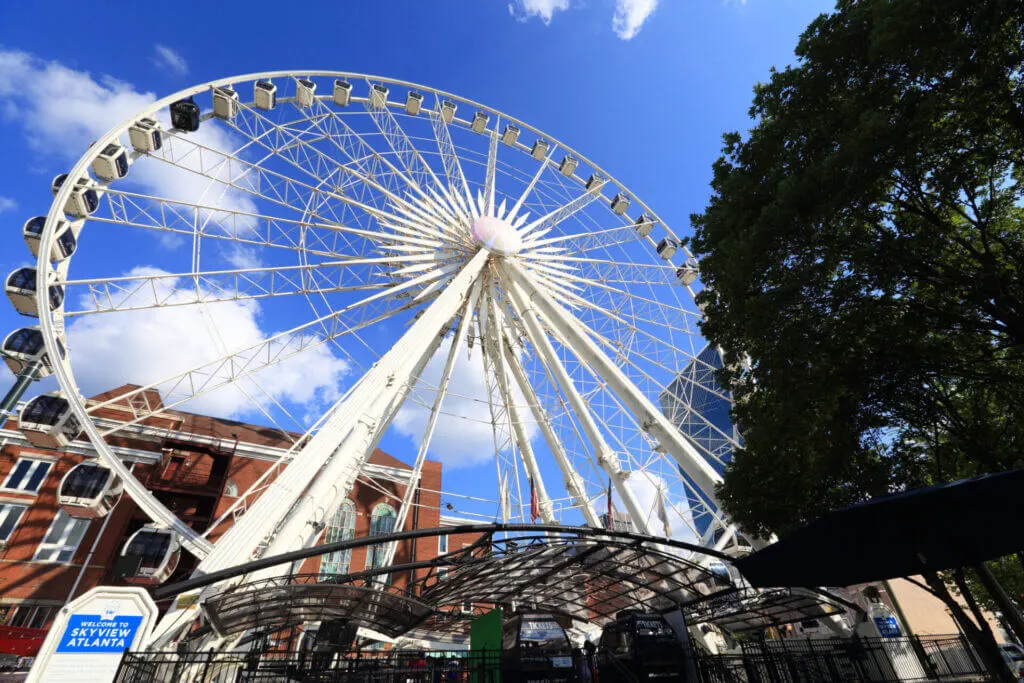 Skyview Atlanta fun date night idea in Atlanta