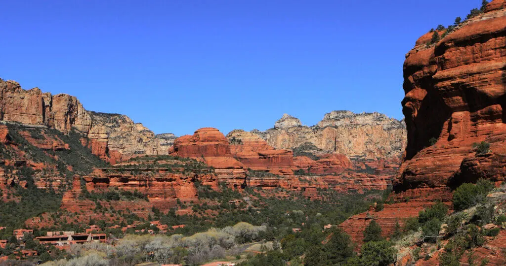 A view from Boynton Canyon Trail, cool hike around Sedona