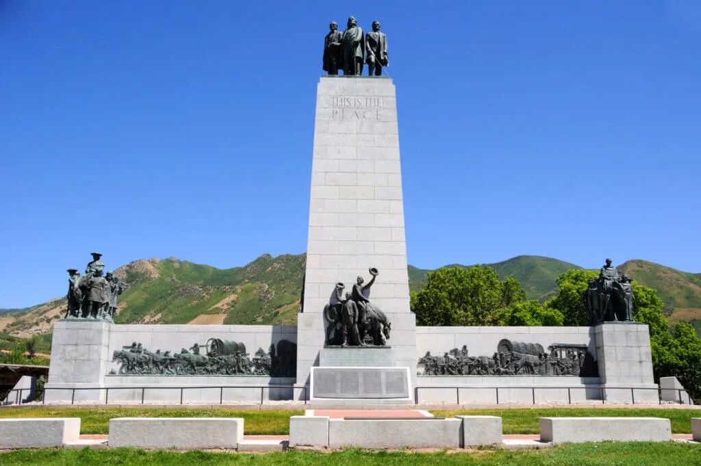 This is the Place Monument Historical Site Salt Lake City Utah