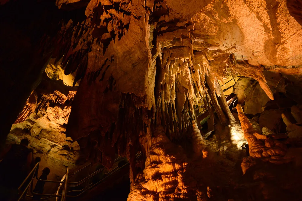 MAmmoth Cave national park Kentucky Cave systems popular for cave kayaking adventures