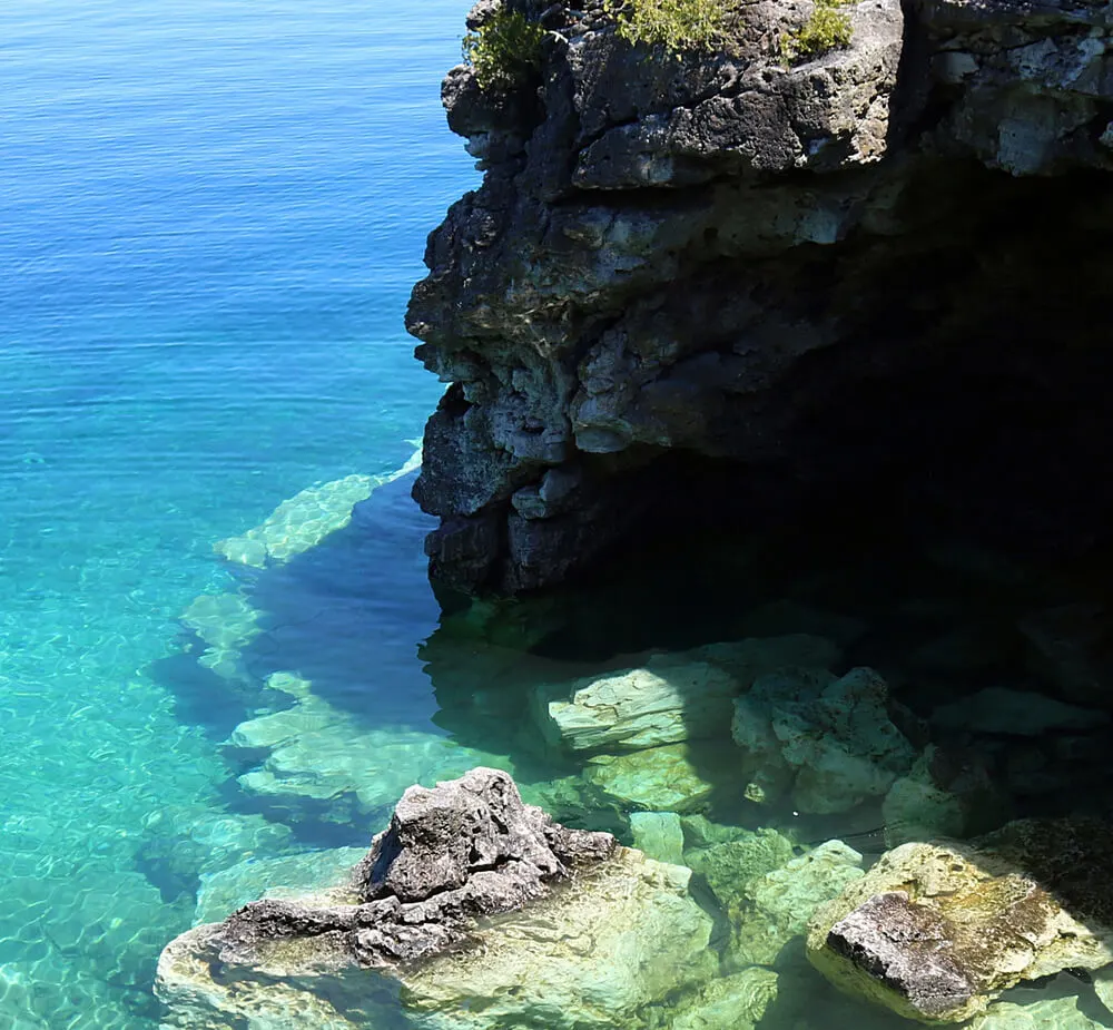 The Grotto in Bruce Peninsula National Park ner tobernorthy