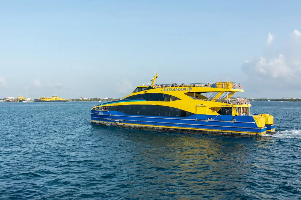 Ultramar ferry from Playa del carmen to Cozumel