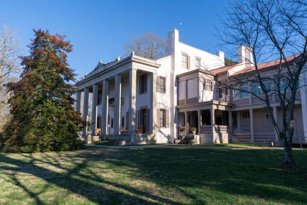 Belle Meade Mansion exterior fun Nashville date idea