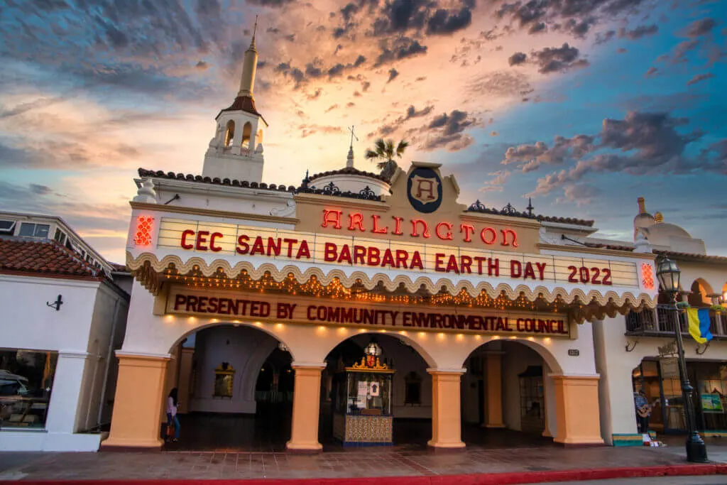 Cool place to visit in Santa Barbara, the Arlington Theatre